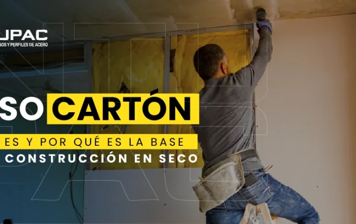 Instalación de planchas de yeso cartón sobre estructura galvanizada en construcción en seco