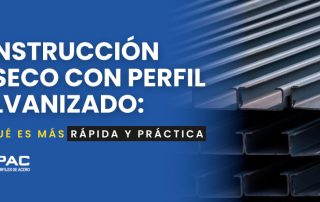 Perfiles galvanizados apilados para construcción en seco, INTUPAC
