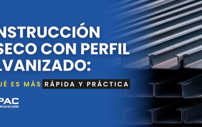 Perfiles galvanizados apilados para construcción en seco, INTUPAC