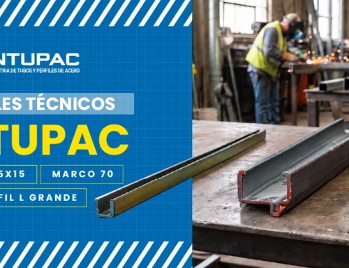 Perfiles técnicos INTUPAC: Canal 15×15, Marco 70 y Perfil L Grande